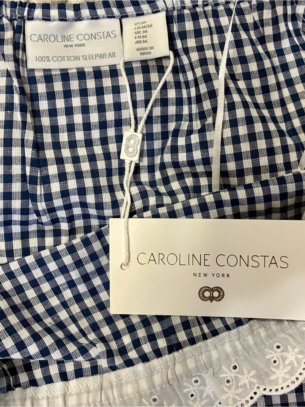 CAROLINE CONSTAS 2pc
Cotton Gingham Short
Pajamas Set - Picture 9 of 9